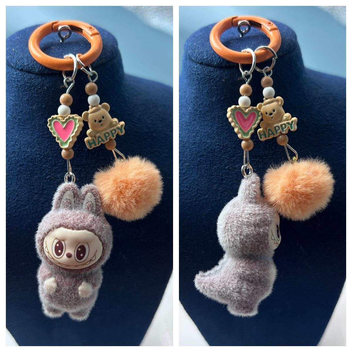 

Мультяшный брелок в виде динозавра, кулон-кукла, креативный новогодний маленький кулон, маленький подарок темно-коричневого