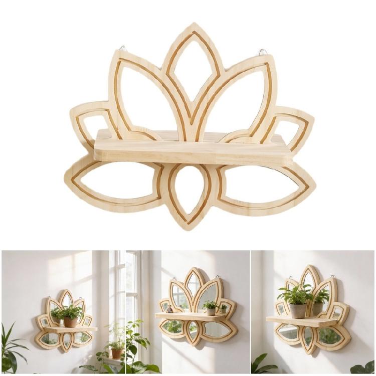 Wall Planter Indoor,Wooden Hanging Vase for Dried Flower,Plant Holders Modern Farmhouses Wall Decors for Living Room