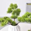 1Pc Artificial Plant Realistic Fake Pine Christmas Decortion PVC DIY Wedding Artificial Pine Green Branch Room Decor