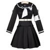 Tsukumo Kako Sizuhara Hiruko Damenmantel-Kleid-Set Cosplay Kostüm Anzug Die Hundert Cos Linie -Letzte Verteidigungsakademie Halloween Anzug