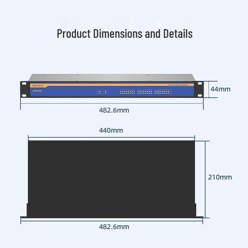 MoweStar Industrial-Grade Rack-Mount Ethernet Switches