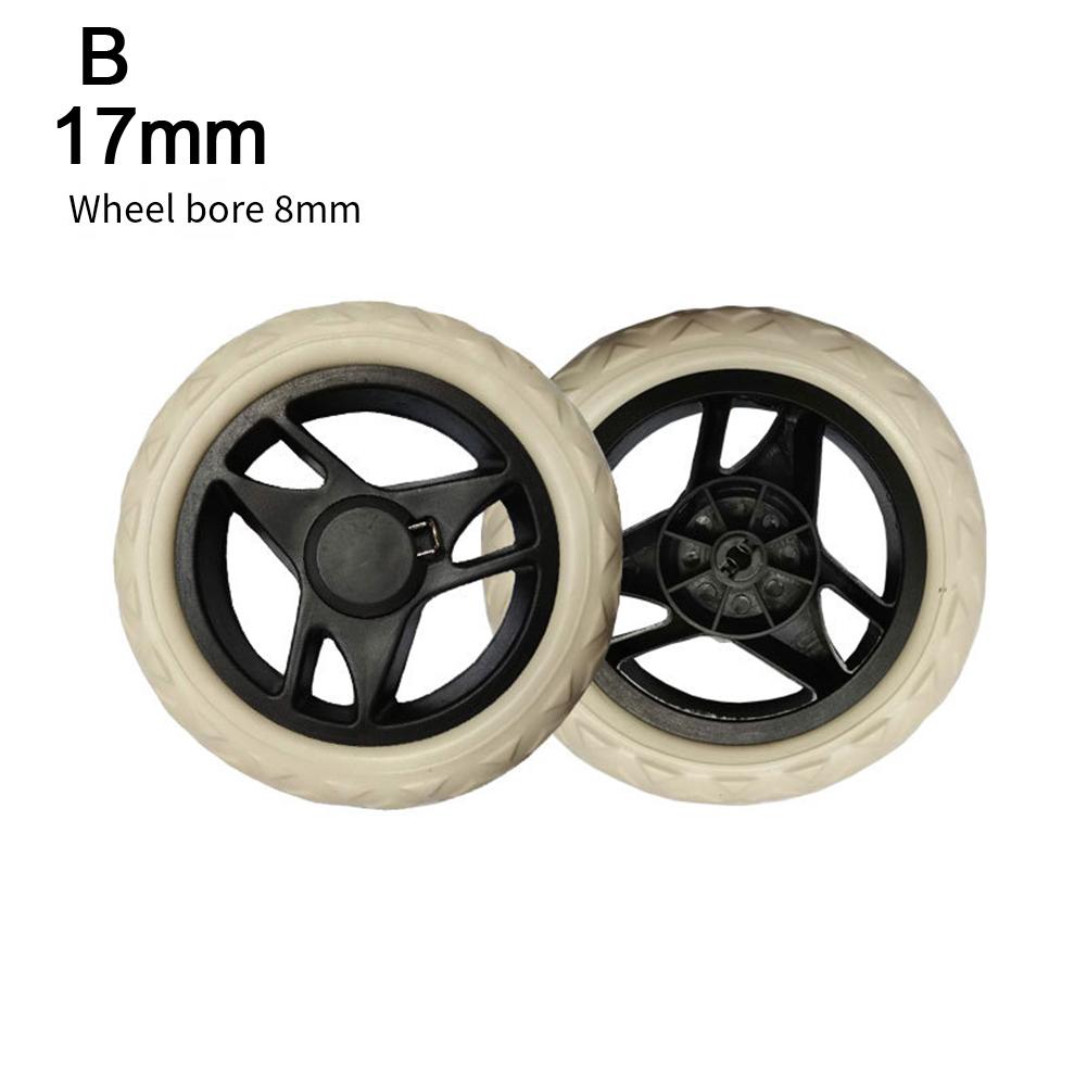 2pcs Rubber Caster Wheelbarrow Replacement Wheel Tire For Hand Truck For Shopping Carts Wagons Mowers Carts Tire And Rims Hub