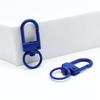 Zinc Alloy Keychain: Colorful Lobster Clasp Dog Hook, DIY Blind Box Figure, Spring Buckle Ornament