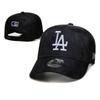 Berretto da Baseball Lettera LA Visiera Curva Regolabile Cotone Lino Cappello da Papà Uomo Donna Sport all'Aperto