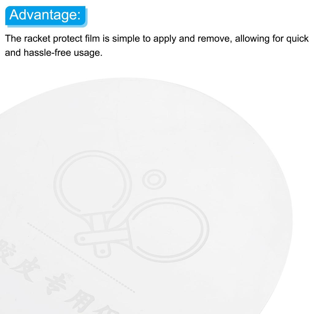 PATIKIL Table Tennis Racket Rubber Protective 20 Ping Pong Paddle Protective Film Clear Film, Pieces, Self-Adhesive, Accessories,