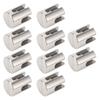 10Pcs Wire Rope Trellises Cross Clip Stainless Steel Cable Railing Rope Clamp for Wall Trellises System