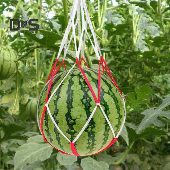 30 stk vannmelon nettingposer Hengekøye Gjenbrukbar melon hengende nettpose Frukthøst espalier hengekøye for vannmelon gresskar cantaloupe