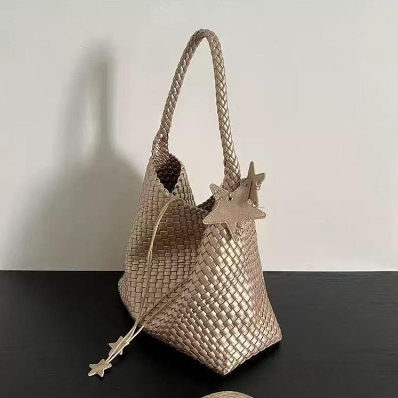 Gun Gun Kleine Handgewebte Tasche Mode Hochwertige Handtasche Eine Schulter Kleine Tragetasche Damentasche