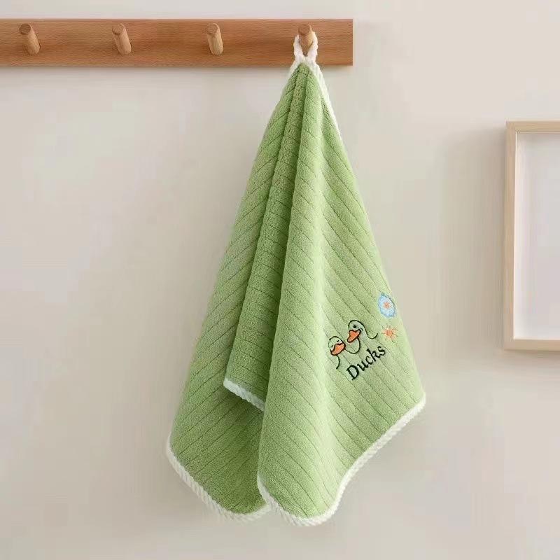Cartoon Children's Towel Coral Fleece Face Towel Soft Small Towel