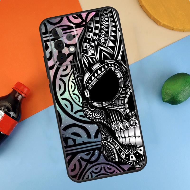 Maori Samoan Polynesian Tribal Case For Samsung Galaxy A36 A56 A26 A16 A06 A54 A34 A14 A12 A22 A32 A52 A13 A53 A15 A35 A55