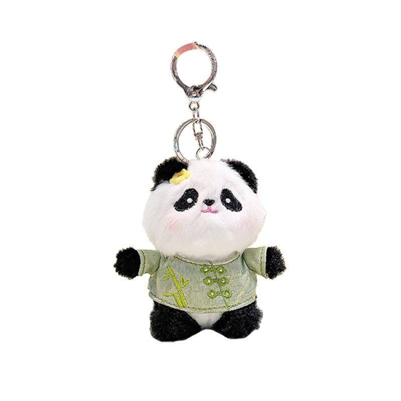 Chinese Style Panda Plush Animal Doll Pendant For Bag Accessory And Key Holder