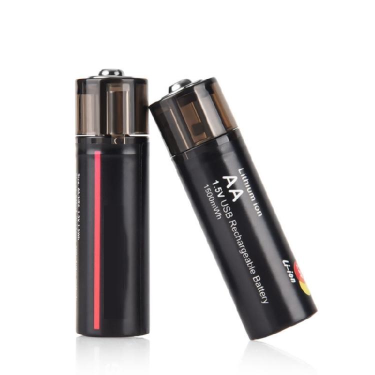 MultiDevice Compatible Rechargeable Lithium AA Battery With USB Port For Seamlessly Charging Environmental Benefits