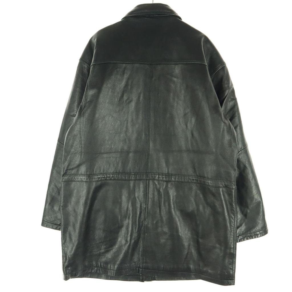 Long Sleeve Leather Coat LL Black Sheep Leather Men's Used