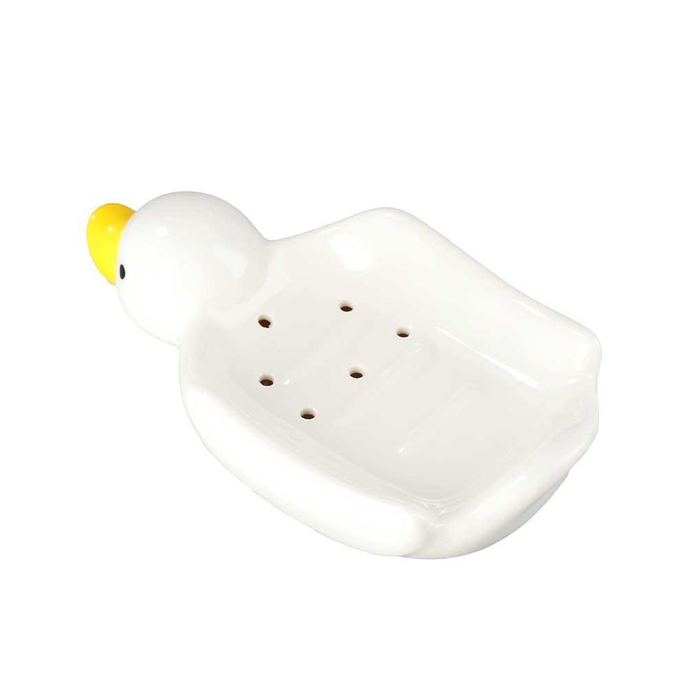 Waterproof Duck Shape Soap Rack Self Draining Soap Dish Cute   Shower