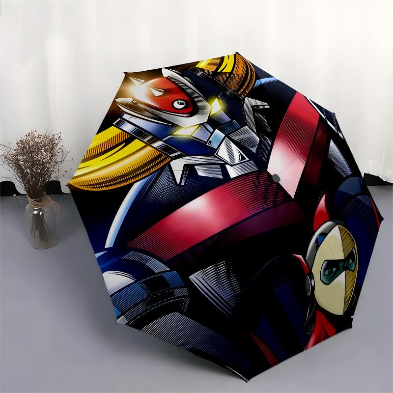 Robo Suit, Heroic Armor Automatic Opening and Closing, 8 rib Structure Portable Umbrella, Suitable for Men and Women in All Seasons Perfect