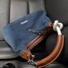 Niche design denim underarm bag women, new large-capacity tote bag fashionable shoulder bucket bag