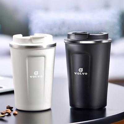 380ML Kubek Samochodowy ze Stali Nierdzewnej Termos Podróżny Do FH500 V50 XC60 FH16 R S60 V40 T6 S90 C30 XC90 S80 V70 XC40 V60
