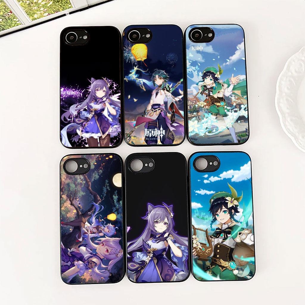 Genshin Venti Impact Xiao Keqing Phone Cover Soft Case for Xiaomi Redmi 15 15C A4 A5 9A 9C NFC Note 9 8 9T 5G Casing