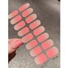 Gradient Color Nail Stickers Simple Waterproof Nail Sticker Semi-Cured Gel Nail Stickers Full Cover Self-Adhesive Manicure Patch