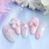 6-grid Box Ribbon Bow Nail Accessories Resin Bow Accessories DIY Nail Products