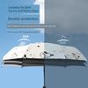Student Safety Anti-Rebound Children's Umbrella for Girls, Dual-Use for Sun and Rain, Foldable Automatic Umbrella for School Use