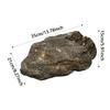 Artificial Rock Sandstone Landscape Versatile PU Realistic for Garden Decorating Aquarium Community Courtyard Stations
