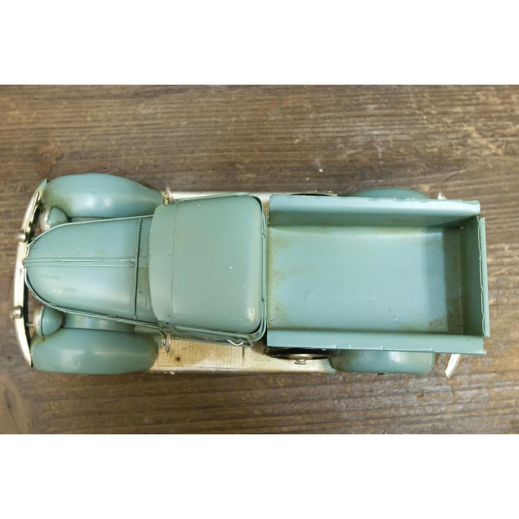 Akizuki Trading Truck W26 X X Vintage CY077369 Figurine, Blue, D10.5 H11cm, Car,