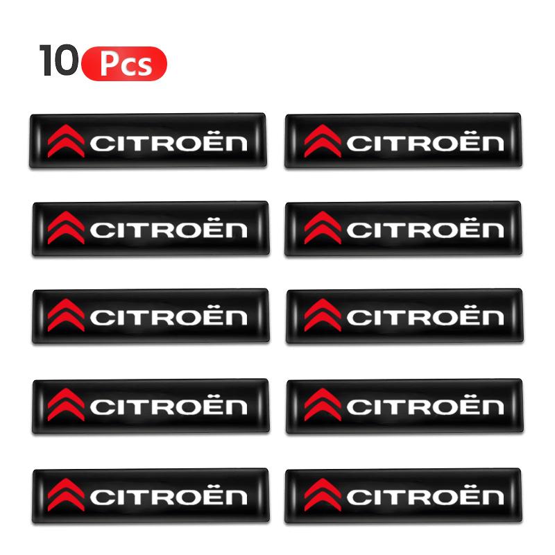 2/4/10Pcs 3D Car Badge Decorative Stickers For Citroen Picasso Jumper Cactus Saxo C4 C3 2CV VTS DS3 DS5 RD3 Cross Berlingo Grand