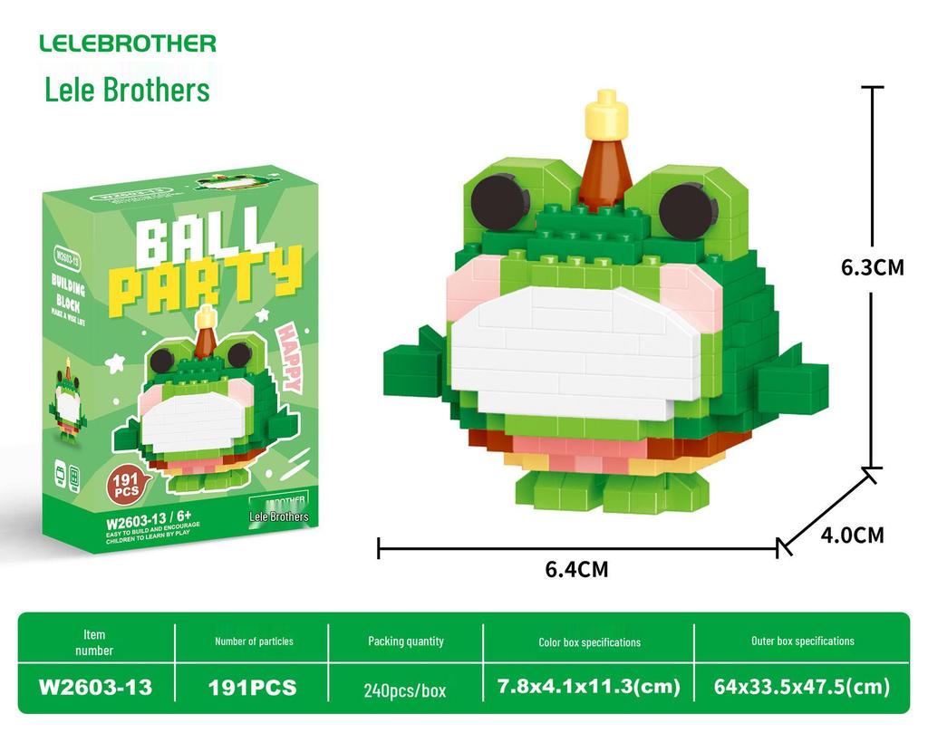 Compatible Lego Micro Building Block Cartoon Figurines - Children's Educational Desktop Toys