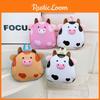 Girls Boys Kindergarten Backpack Pvc Animal Pattern With Breathable Straps For School Activities