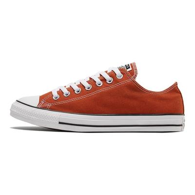 Chuck Taylor All Star Chaussures Basses en Toile Confortables et Polyvalentes Unisexe Marron-Rouge