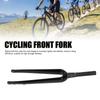 Garfo Dianteiro de Carbono para Ciclismo de Estrada 700C Sem Amortecimento para Eixo Passante Acessório de Garfo Rígido Preto