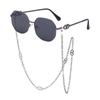 Chain Sunglasses Women'S Anti-Drop Chain Lanyard Irregular Polygon Full Frame Sunglasses Women'S Trend