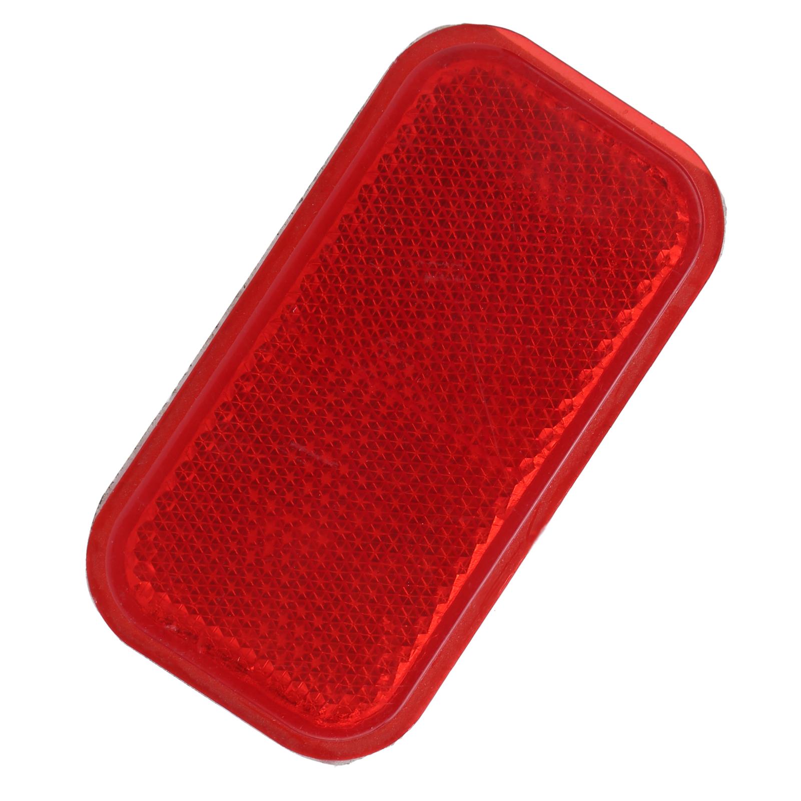 

Клейкий светоотражатель для ночной безопасности Красная отделочная панель Прямоугольная замена для автомобилей