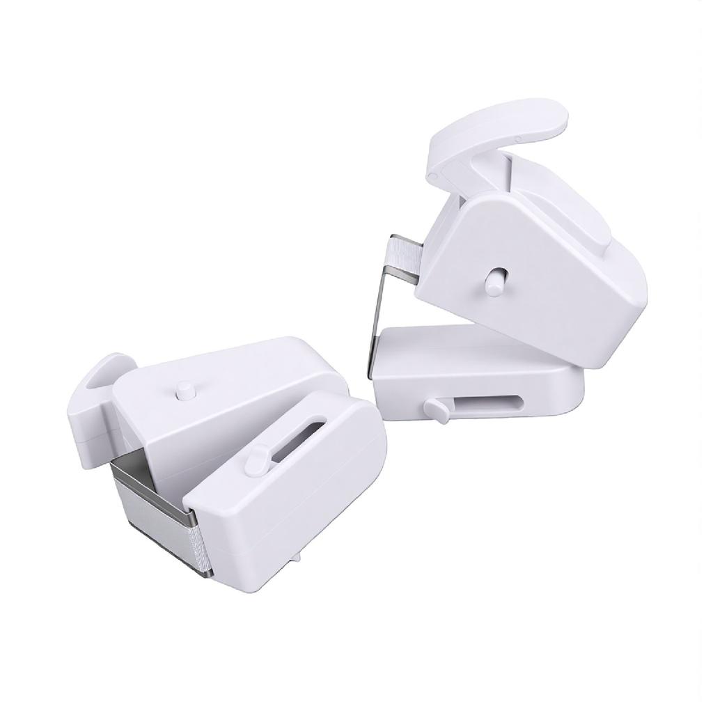 Child Proof Door Locks No Tools Installation Sturdy Detachable Snap On Safety Lock for Toddler 2pcs