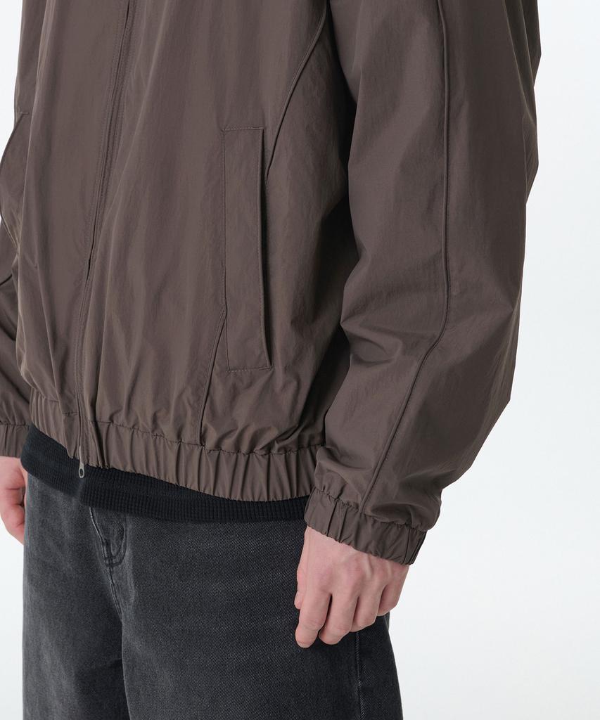 Musinsa Standard Oversized Track Windbreaker Jacket [Brown]