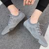 Fashion Outdoor Breathable Men Sneakers Shoes Summer Fashion Flats Casual Mesh Shoes Men Leather Daily Commute Lightweight Leisure Shoes