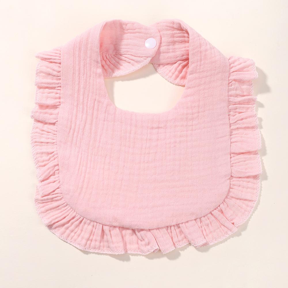 Neugeborenen Lätzchen Säugling Spucktücher Babysachen Füttern Sabber Lätzchen Bandana Spucktuch Kleinkind Rüschen Einfarbiges Lätzchen Babyzubehör