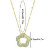 Hetian Jade Plum Blossom Pendant Necklace Natural Vintage Dainty Choker Luxury Clavicle Chain Fashion Temperament