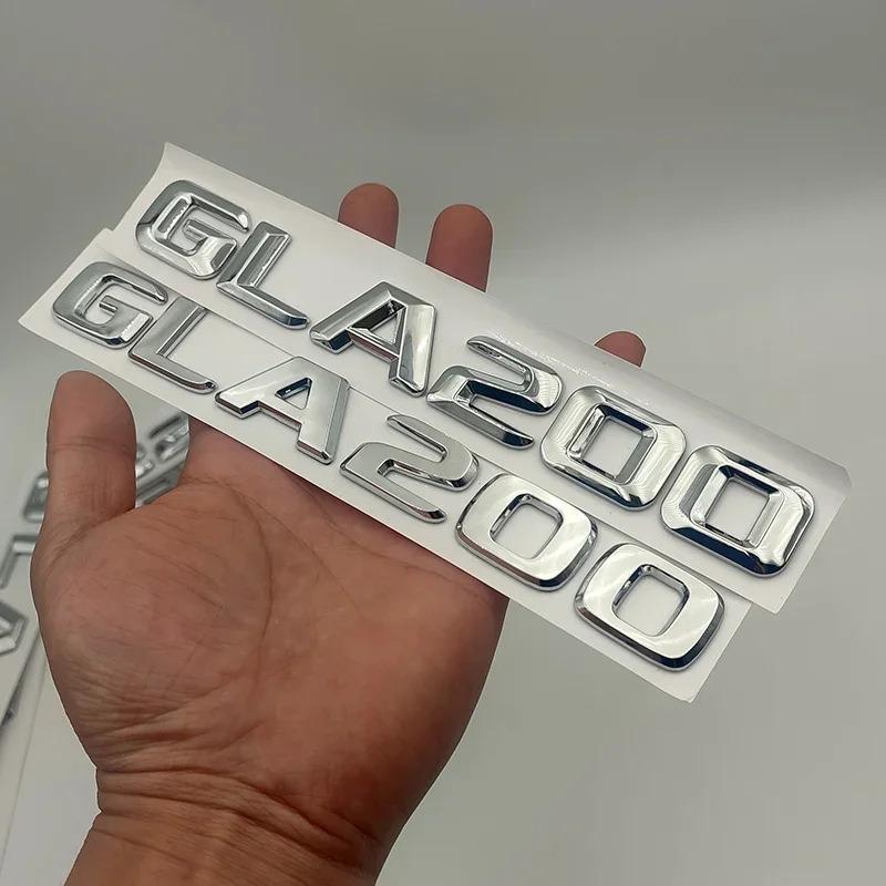 Car 3D Sticker Emblem Badge for Car Trunk Letters For Mercedes Benz AMG GLA200 GLA220 GLA260 W156 X156 H547 Auto Accessories XZ2