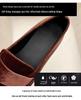 2025 Korean Style Pointed Toe Square Heel Slip-on Women's Fashion Flats