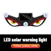 Occhi di Diavolo LED per Parabrezza Segnale Lampeggiante di Avvertimento Solare Indicatore Luci d'Ambiente LED per Auto con Ventosa per Finestrino Auto SUV