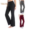 Women's Flared Yoga Pants High Waist Bootcut Workout Leggings with Pockets Stretchy Bell Bottom Trousers for Office Workout