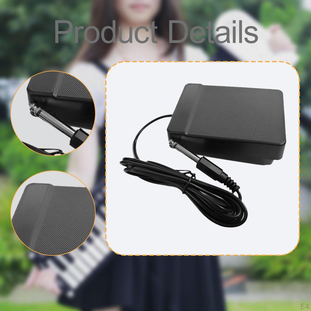 Piano Sustain Pedal Accessories Sturdy Music Instrument for Synthesizers Electric Pianos
