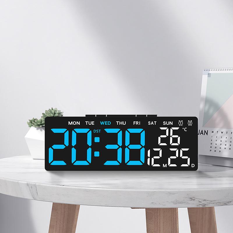 Multi-Function LED Digital Alarm Clock with USB Output