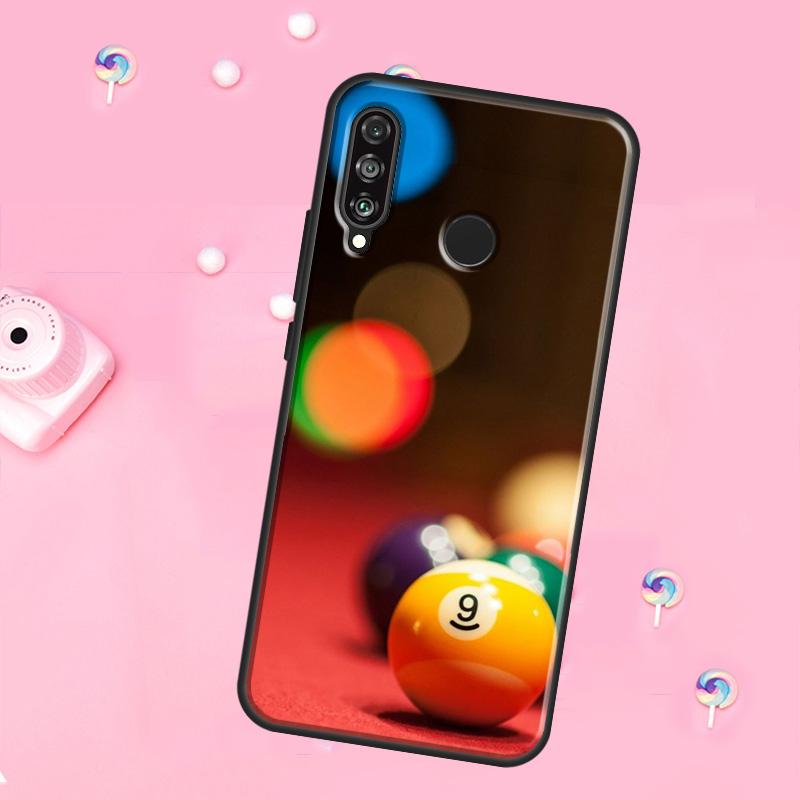 Sports billiards For Huawei Nova Y90 Y70 Y60 Y91 Y61 Y73 Y72 12s 12i 11i 8i 9 10 SE P40 Lite P60 P30 Pro Case