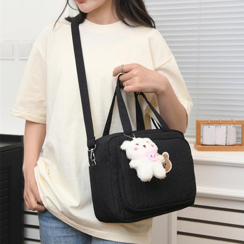 Diaper Bag Handbag Fashionable Mother and Baby Nappy Pouch One Shoulder Crossbody Bag for Bottle, Diaper Storage