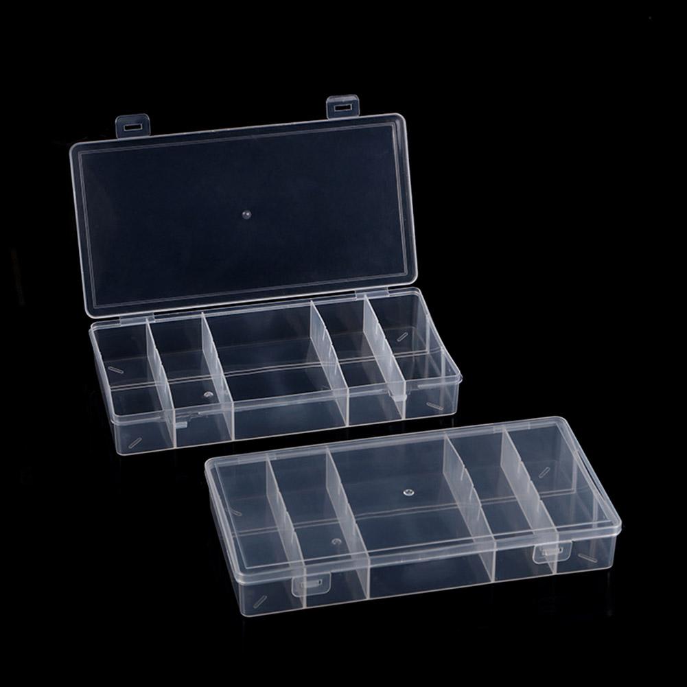 5 Grid Transparent With Cover Rectangle Vertical Eyelash Storage Box Box Organizer Tool Makeup S5M4