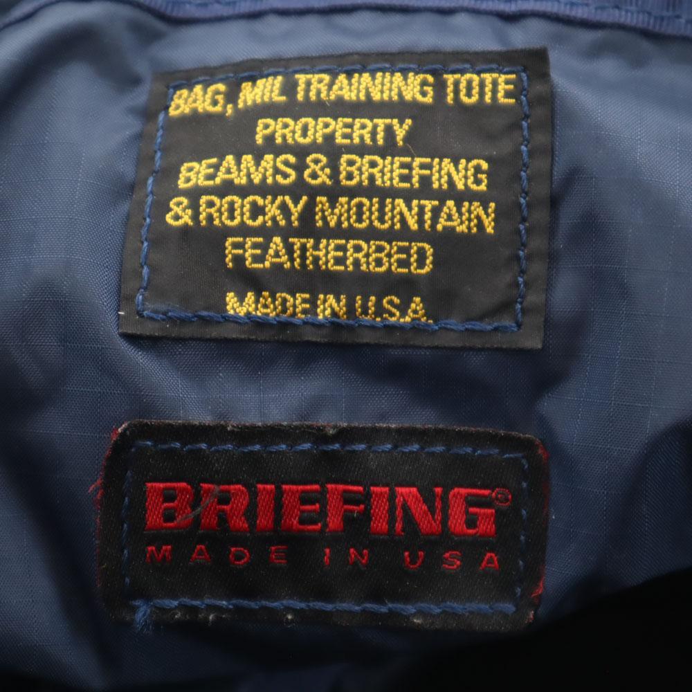 BRIEFING Made In USA Tote Bag Navy System Men's Used