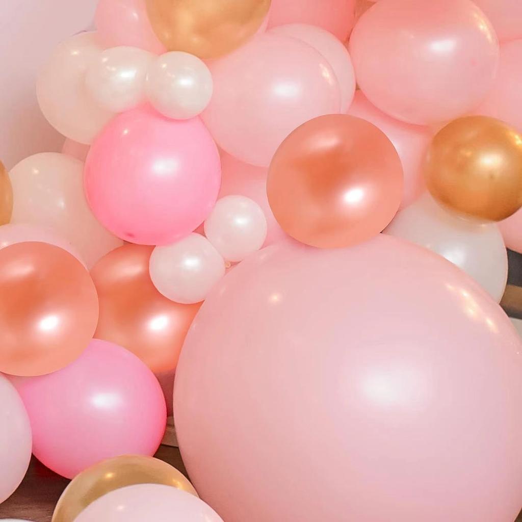 Pink Romantic Balloon Chain Set Birthday Wedding Party Atmosphere Decoration Balloon Package Arrangement